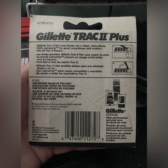 Gillette Trac2 Plus Replacement Razor Blades (10 Pack) - Picture 2 of 2